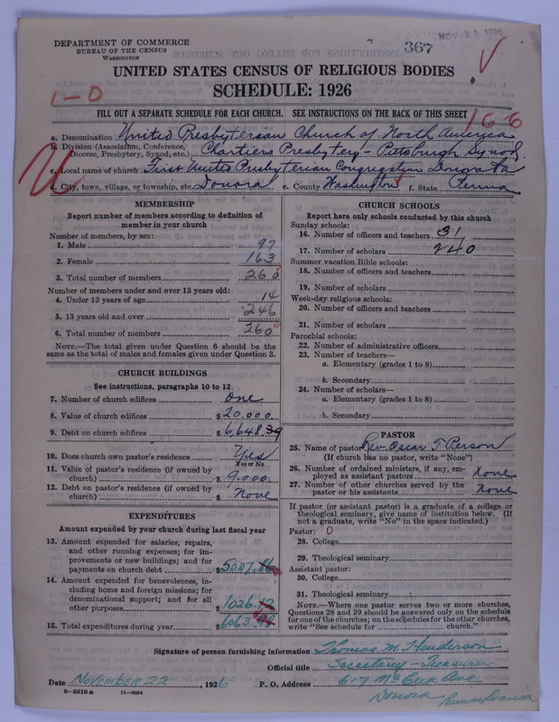Scan of United Presbyterian Church of North America: 367
