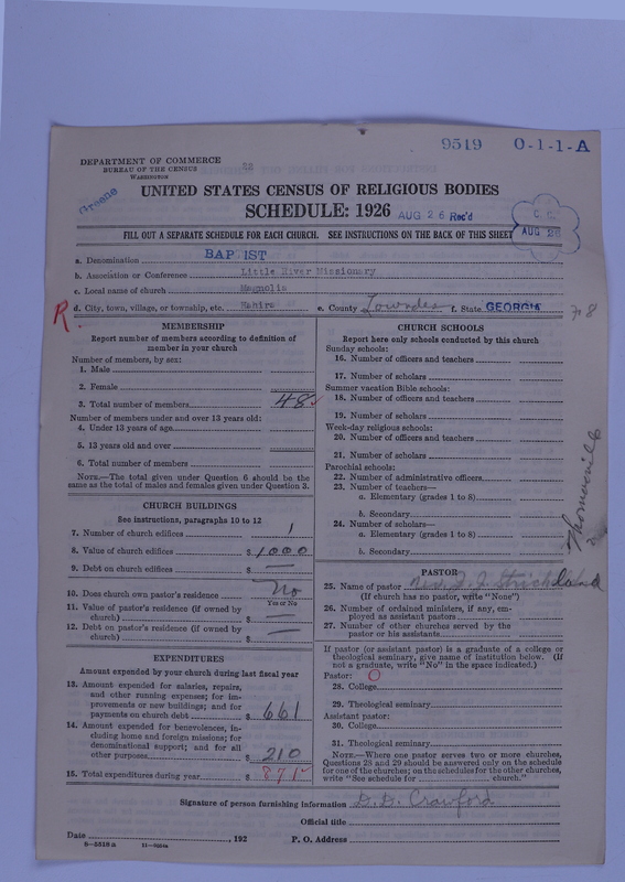 Scan of Negro Baptists: 9519