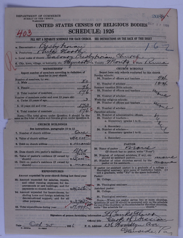 Scan of Presbyterian Church in the United States of America: 2088