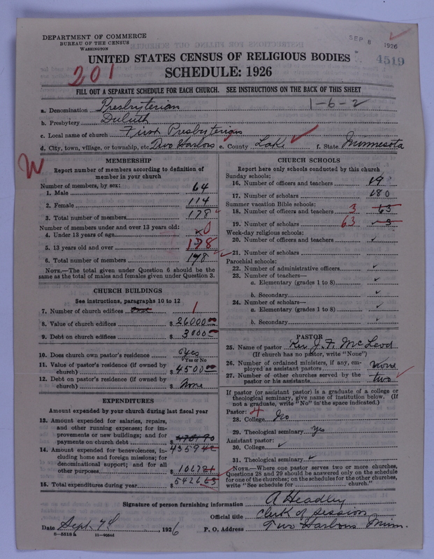 Scan of Presbyterian Church in the United States of America: 4519