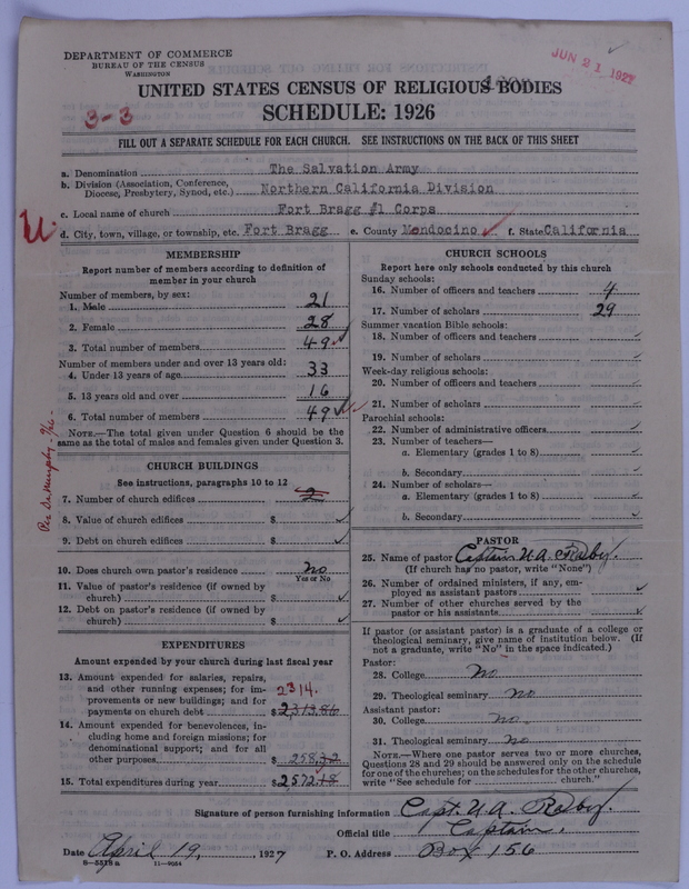 Scan of Salvation Army: 1006