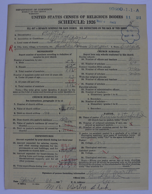 Scan of Negro Baptists: 9760