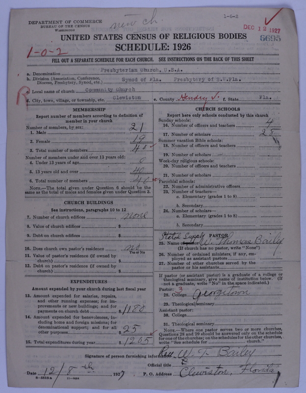 Scan of Presbyterian Church in the United States of America: 6695