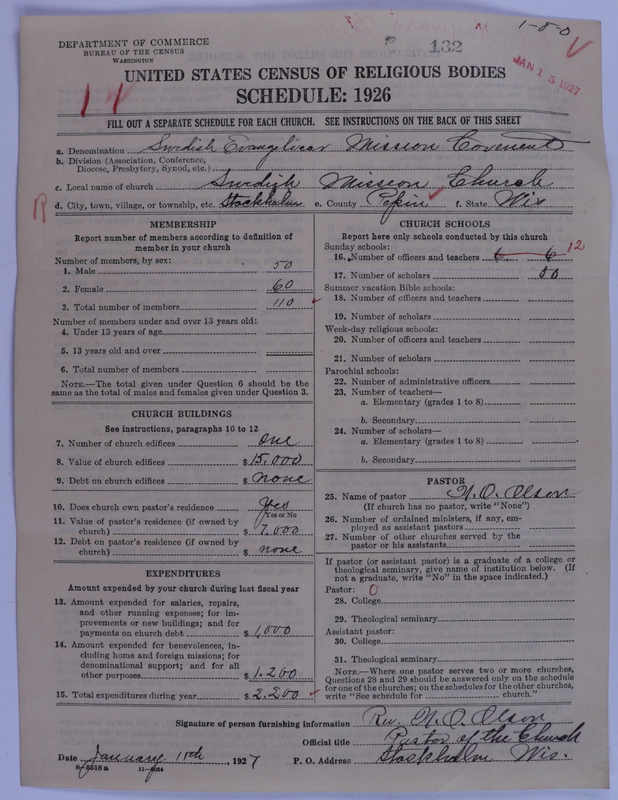Scan of Swedish Evangelical Mission Covenant of America: 132