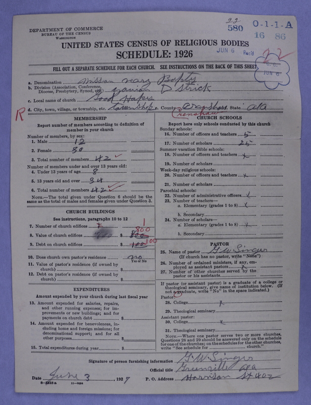 Scan of Negro Baptists: 580