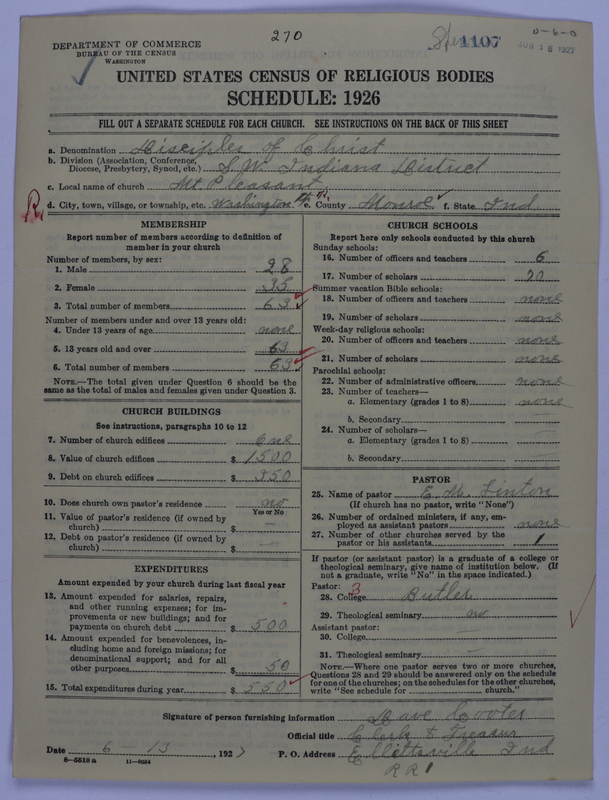 Scan of Disciples of Christ: 1107