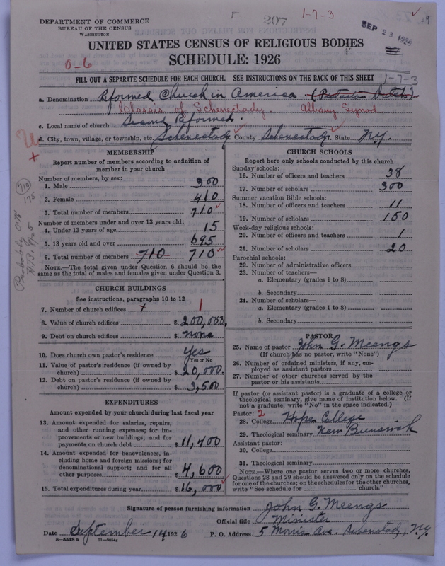 Scan of Reformed Church in America: 207