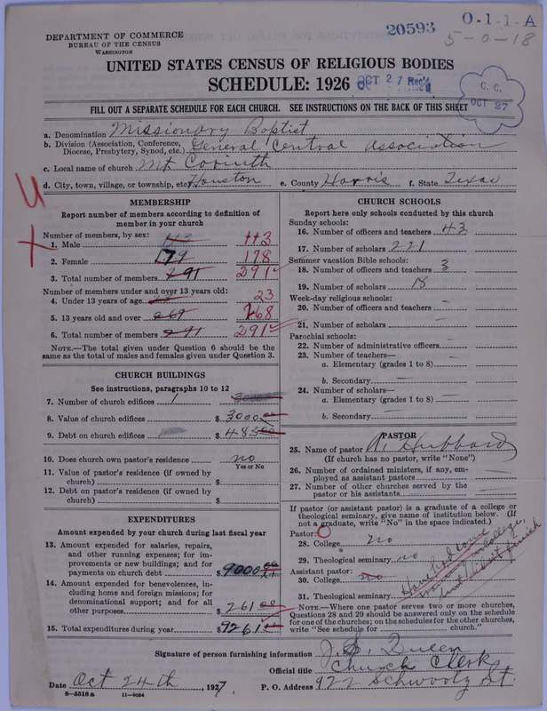 Scan of Negro Baptists: 20593