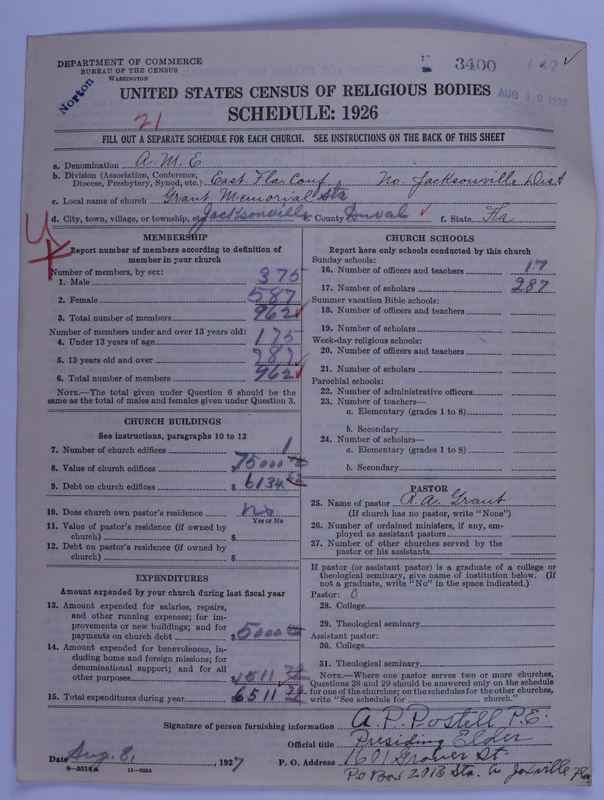 Scan of African Methodist Episcopal Church: 3400