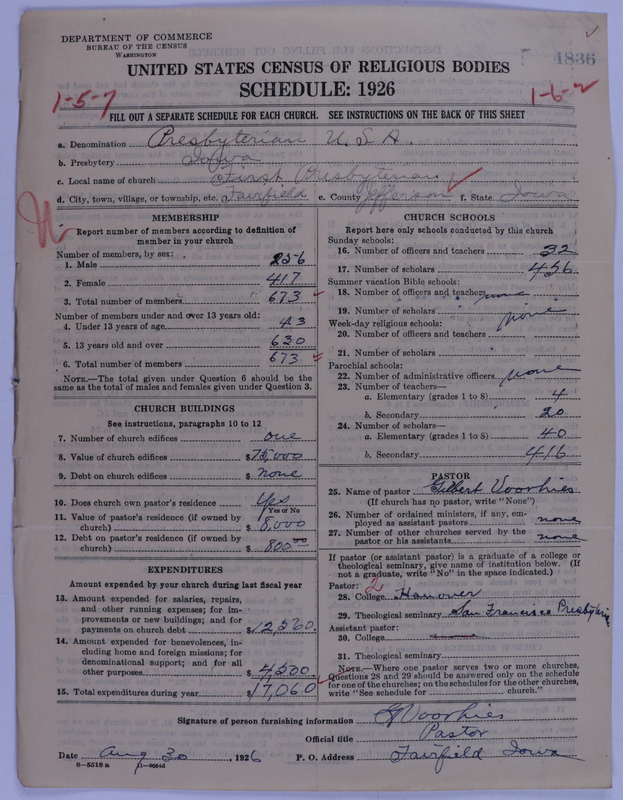 Scan of Presbyterian Church in the United States of America: 4836