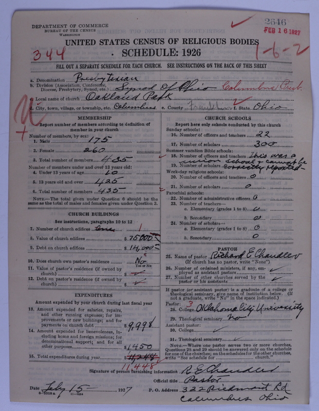 Scan of Presbyterian Church in the United States of America: 2646