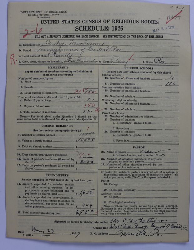 Scan of United Lutheran Church in America: 1477