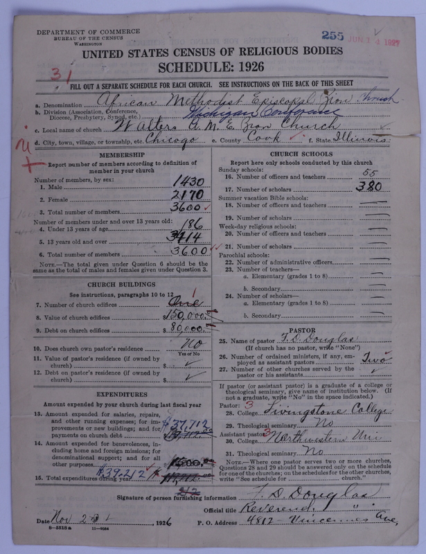 Scan of African Methodist Episcopal Zion Church: 255