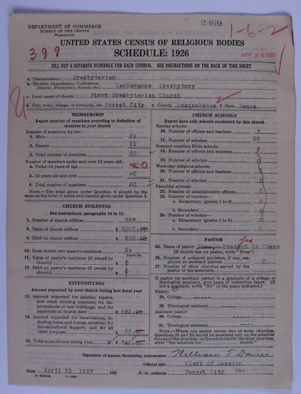 Scan of Presbyterian Church in the United States of America: 2269
