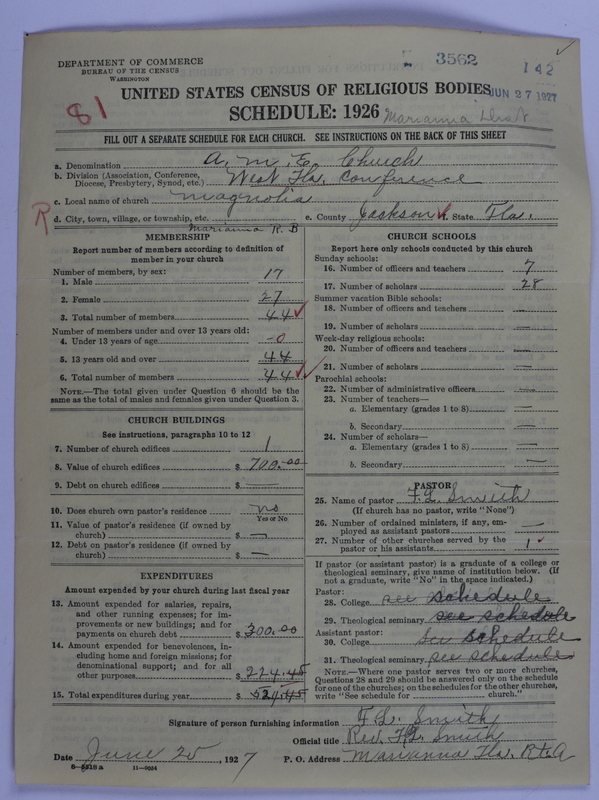 Scan of African Methodist Episcopal Church: 3562