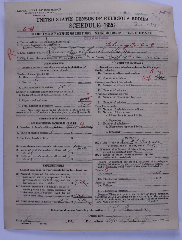 Scan of Church of the Nazarene: 419