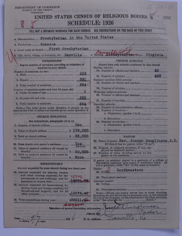 Scan of Presbyterian Church in the United States: 520
