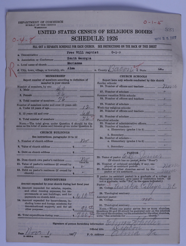 Scan of Free Will Baptists: 523