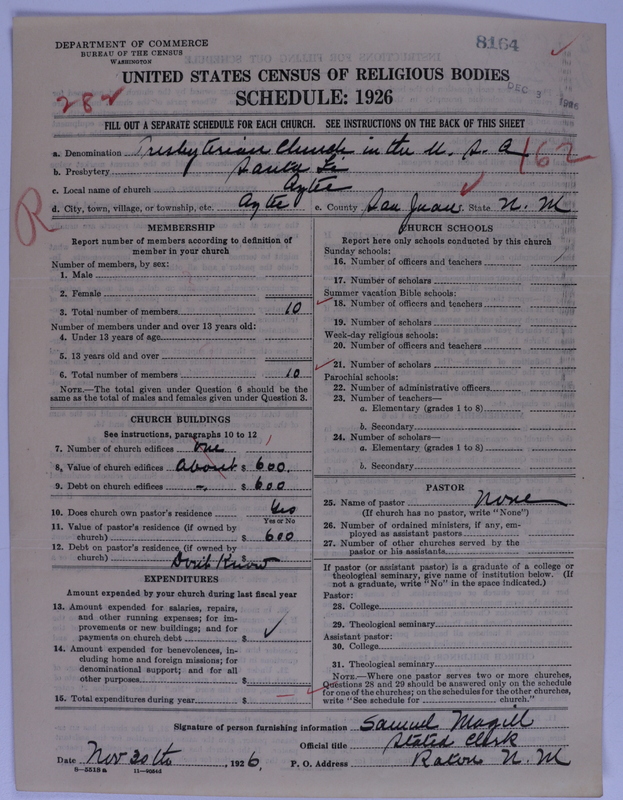 Scan of Presbyterian Church in the United States of America: 8164