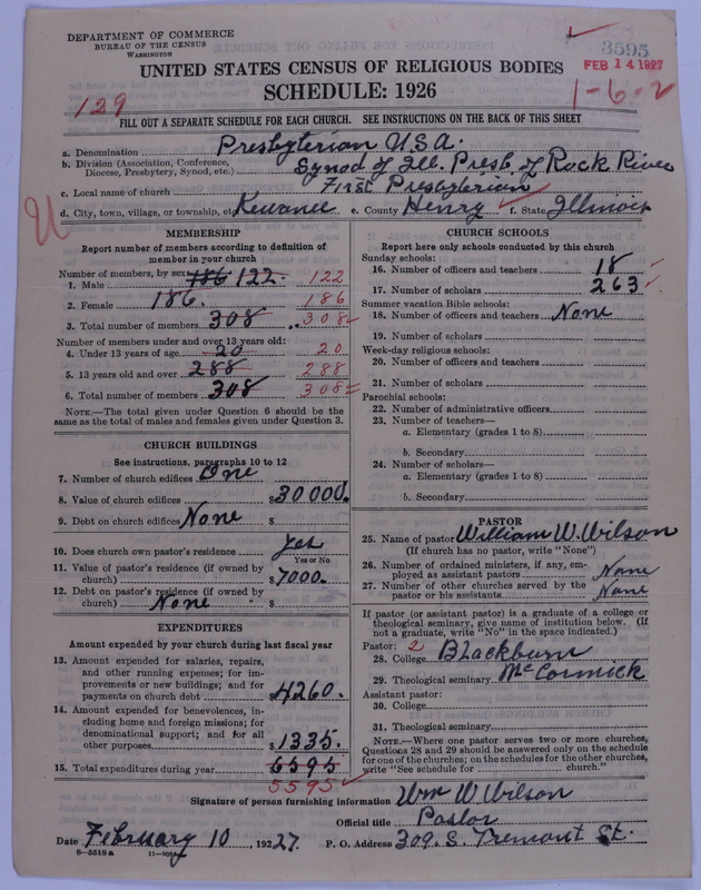 Scan of Presbyterian Church in the United States of America: 3595