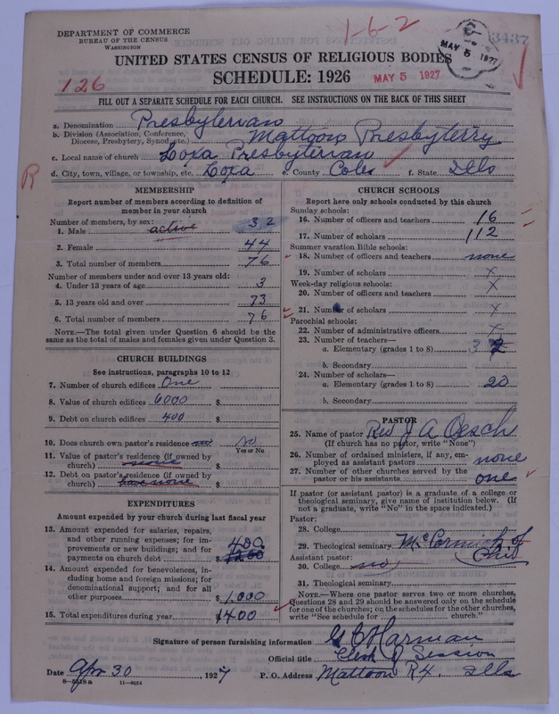 Scan of Presbyterian Church in the United States of America: 3437