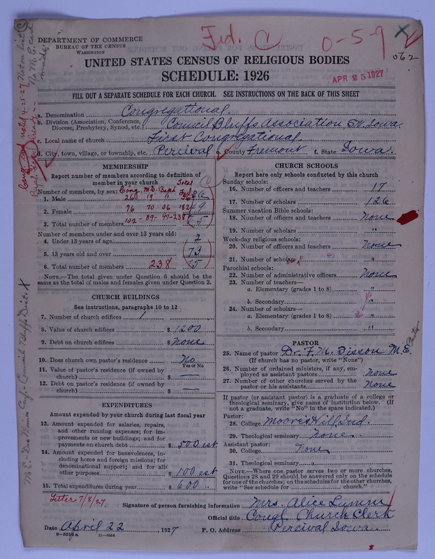 Scan of Federated Churches: 62