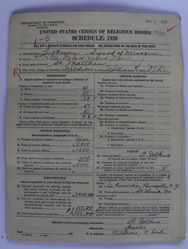 Scan of Evangelical Lutheran Synodical Conference of America: Evangelical Lutheran Synod of Missouri, Ohio, and Other States: 2538