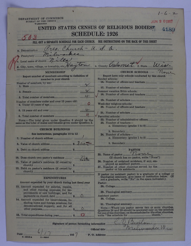 Scan of Presbyterian Church in the United States of America: 4189