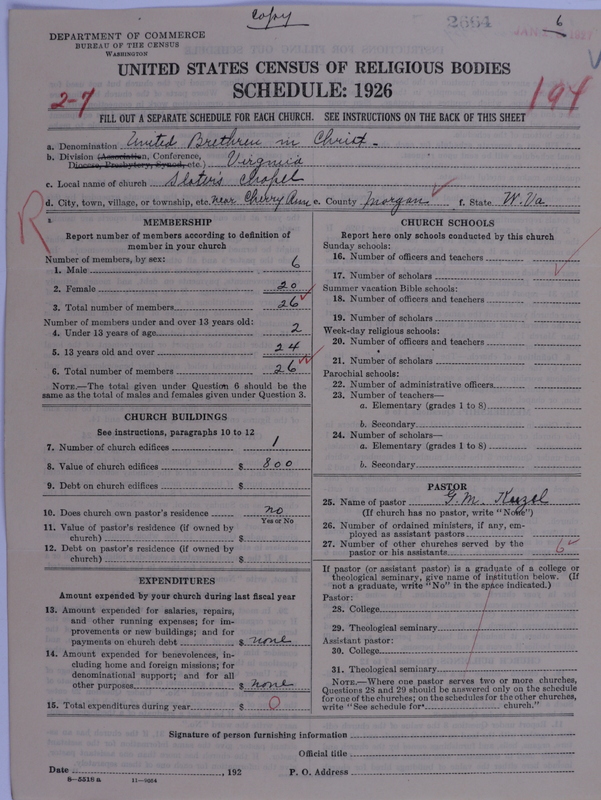 Scan of Church of the United Brethren in Christ: 2664