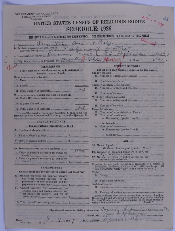 Scan of Colored Primitive Baptists: 41