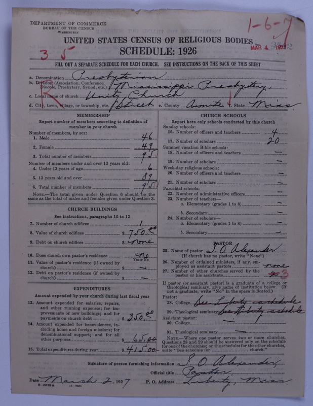 Scan of Presbyterian Church in the United States: 2542