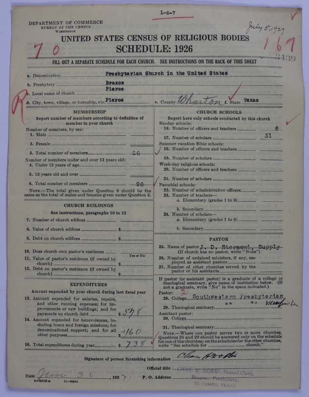 Scan of Presbyterian Church in the United States: 3439