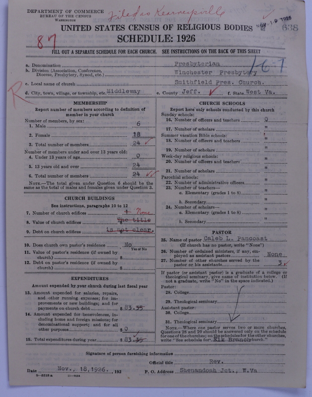 Scan of Presbyterian Church in the United States: 638
