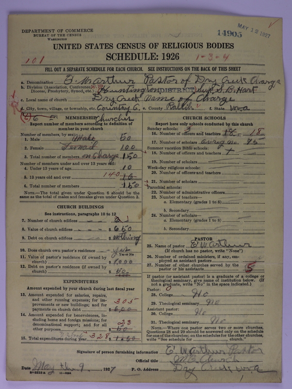 Scan of Methodist Episcopal Church: 14905