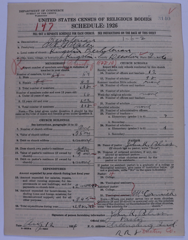 Scan of Presbyterian Church in the United States of America: 3140