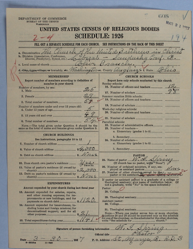 Scan of Church of the United Brethren in Christ: 608
