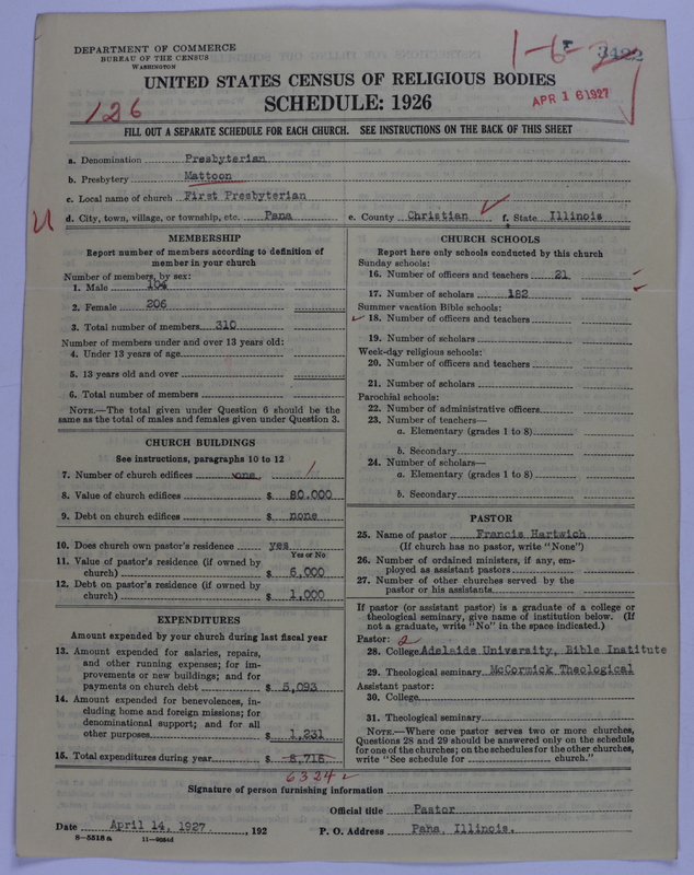 Scan of Presbyterian Church in the United States of America: 3422