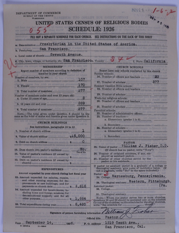 Scan of Presbyterian Church in the United States of America: 8811