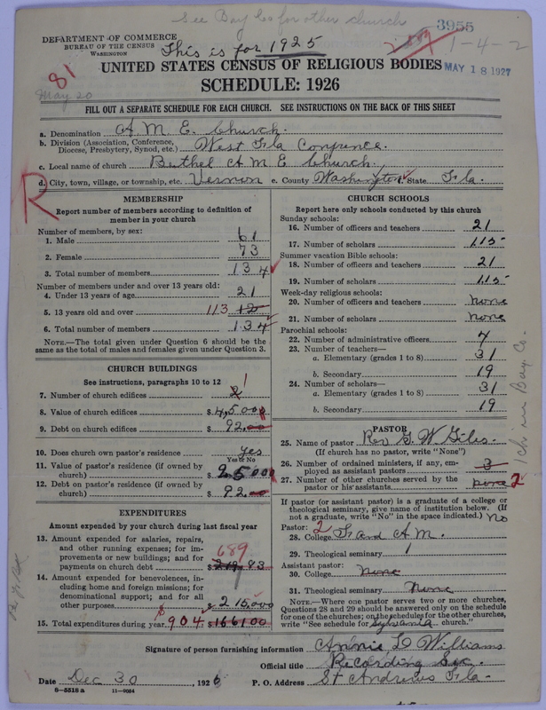 Scan of African Methodist Episcopal Church: 3955