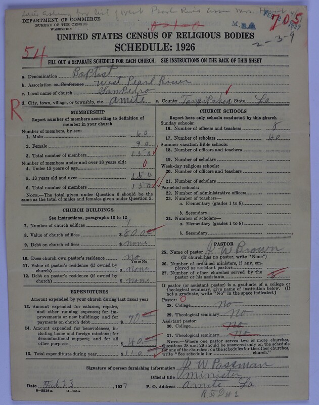 Scan of Landmark Baptist of America: 705