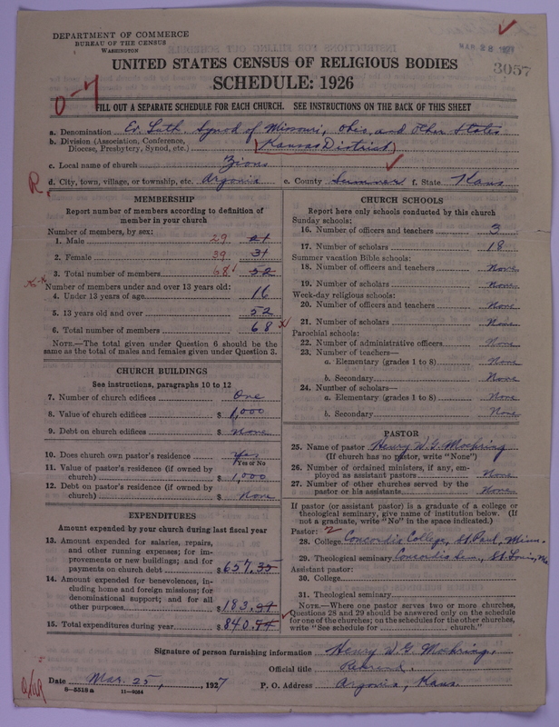 Scan of Evangelical Lutheran Synodical Conference of America: Evangelical Lutheran Synod of Missouri, Ohio, and Other States: 3057