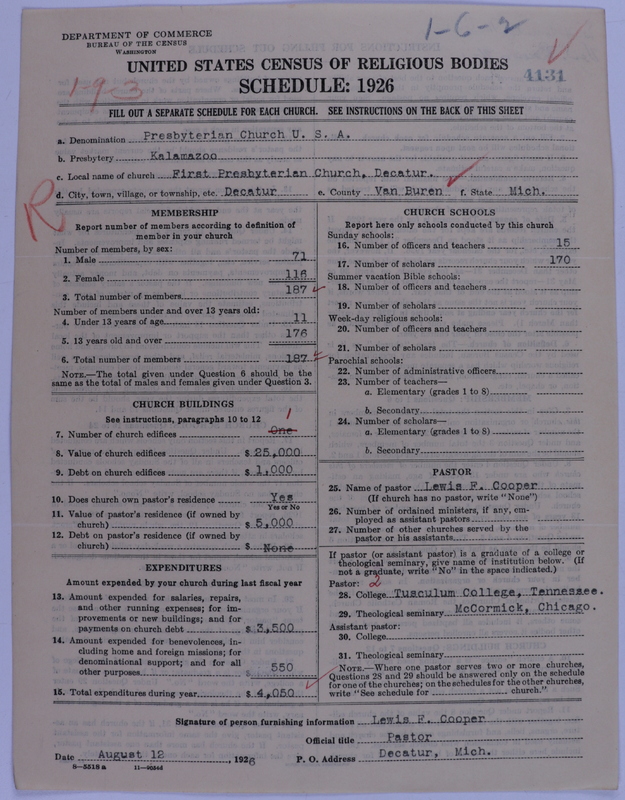 Scan of Presbyterian Church in the United States of America: 4131