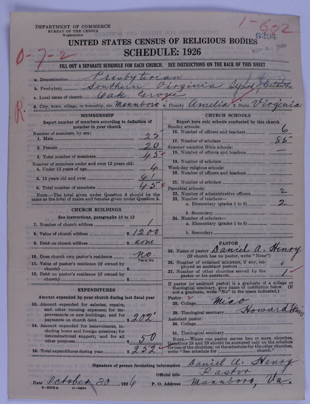 Scan of Presbyterian Church in the United States of America: 6294