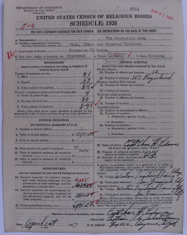 Scan of Salvation Army: 881
