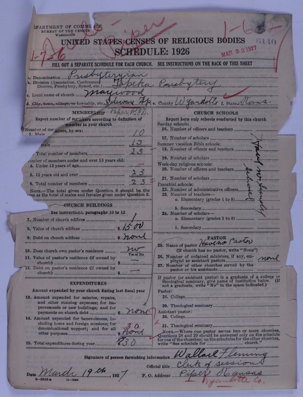 Scan of Presbyterian Church in the United States of America: 6140