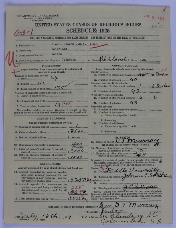 Scan of Presbyterian Church in the United States of America: 6627