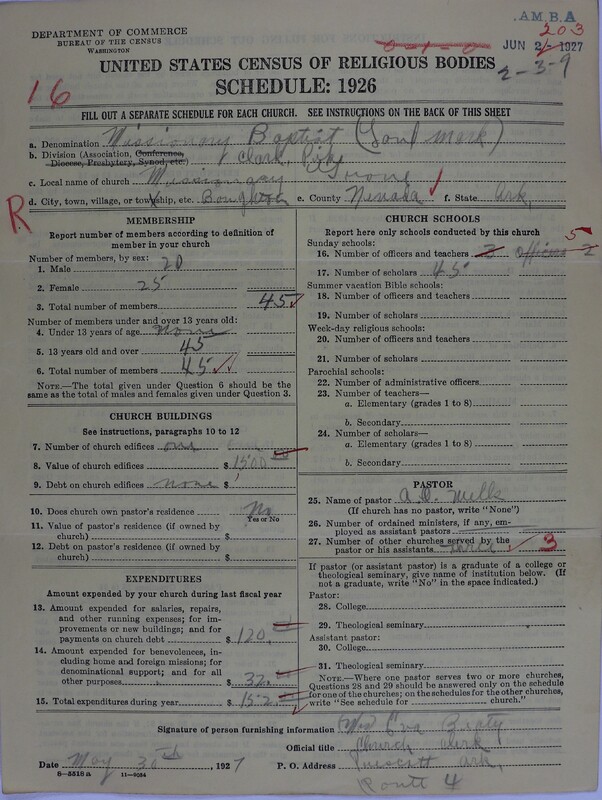 Scan of Landmark Baptist of America: 203