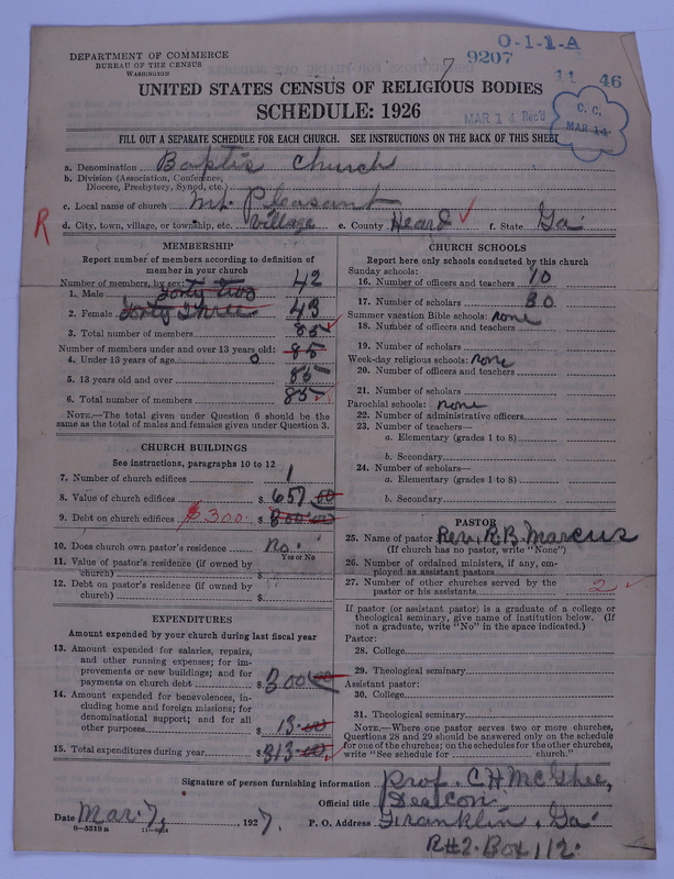 Scan of Negro Baptists: 9207