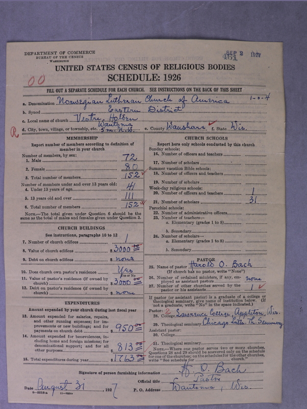 Scan of Norwegian Lutheran Church of America: 461