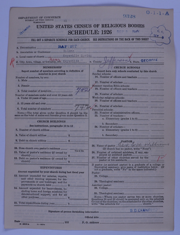 Scan of Negro Baptists: 9328